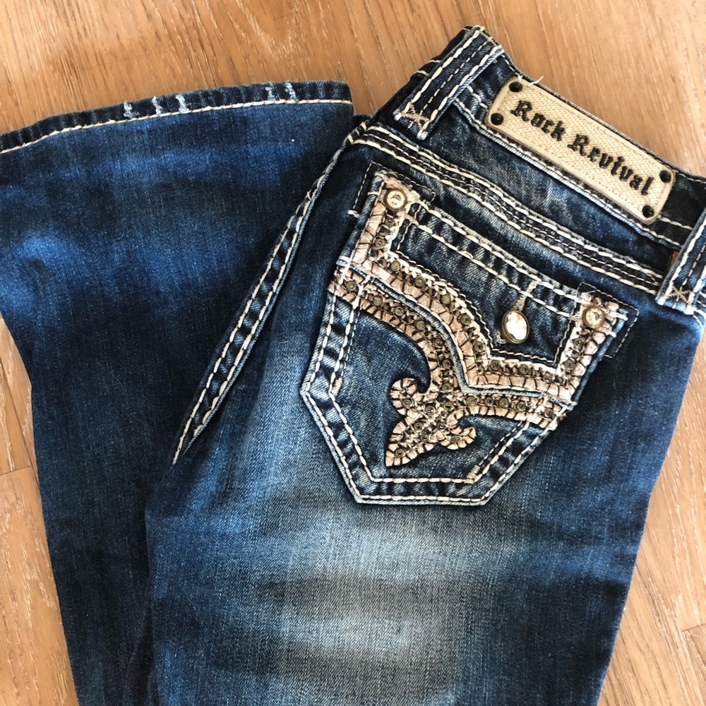 Rock Revival Boot Cut Jeans Size 26